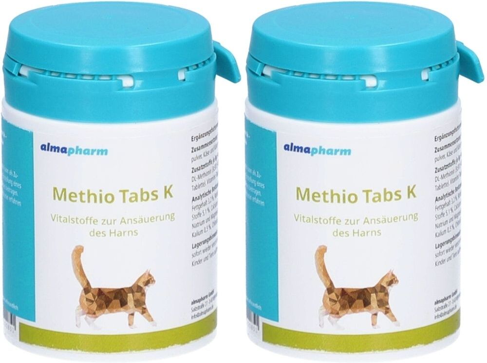 almapharm Methio Tabs K Erg.-Futterm.f.Katzen x2 2x200 St Tabletten