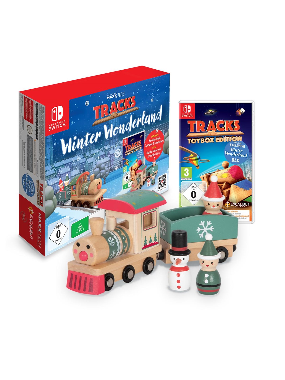 MAXX TECH Tracks Winter Wonderland Kit - Nintendo Switch