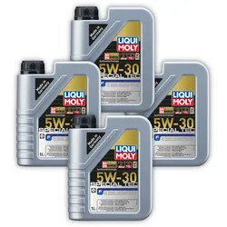 4x Motoröl LIQUI MOLY 3852 Special Tec F 5W-30 Leichtlauf synthetisch ua. Ford 1L