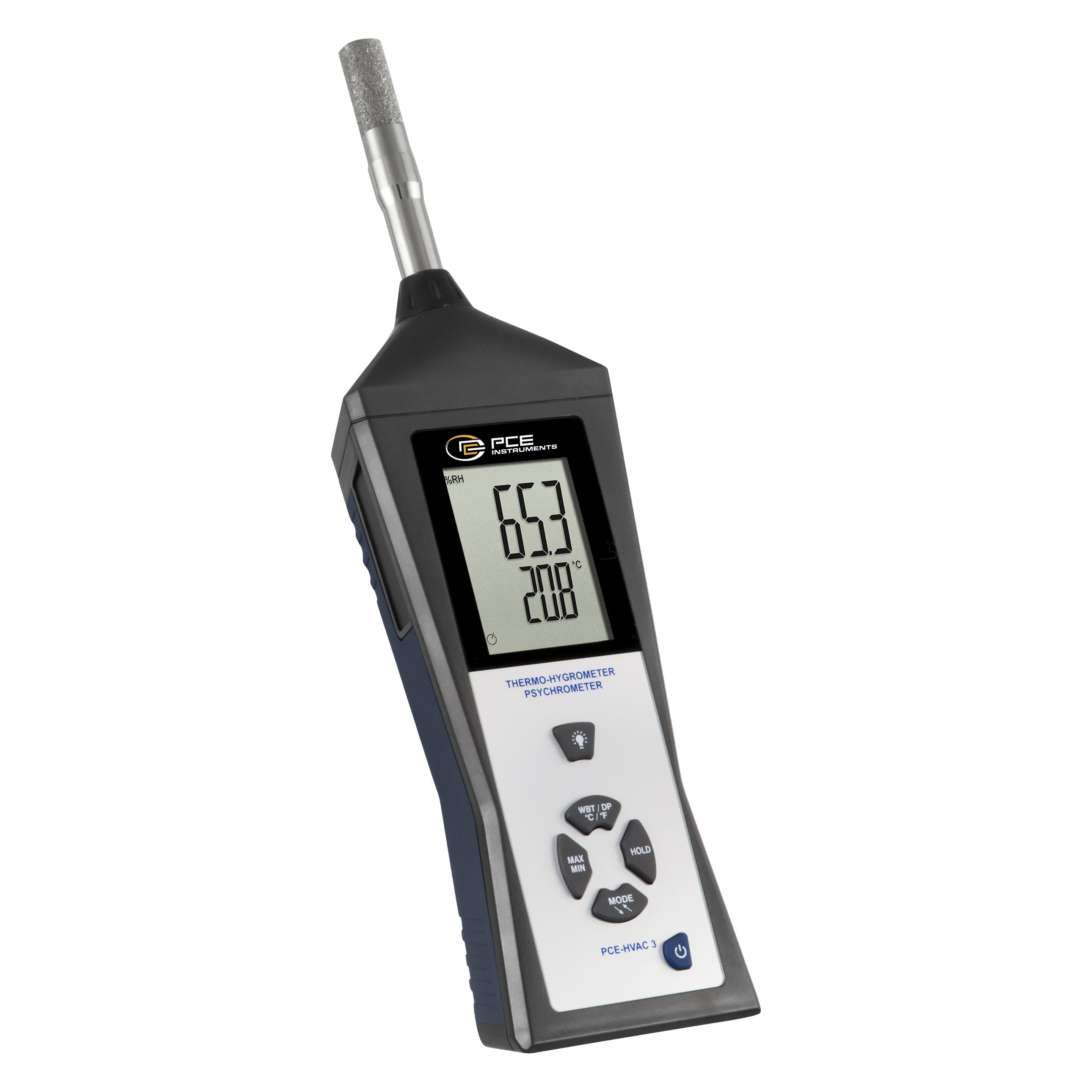 PCE Instruments Thermo-Hygro-Psychrometer PCE-HVAC 3 mit Sinterkappe (PCE-HVAC 3S)