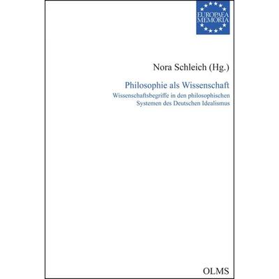 Philosophie als Wissenschaft, Taschenbuch von , Georg Olms Verlag, 978-3-487-16044-3