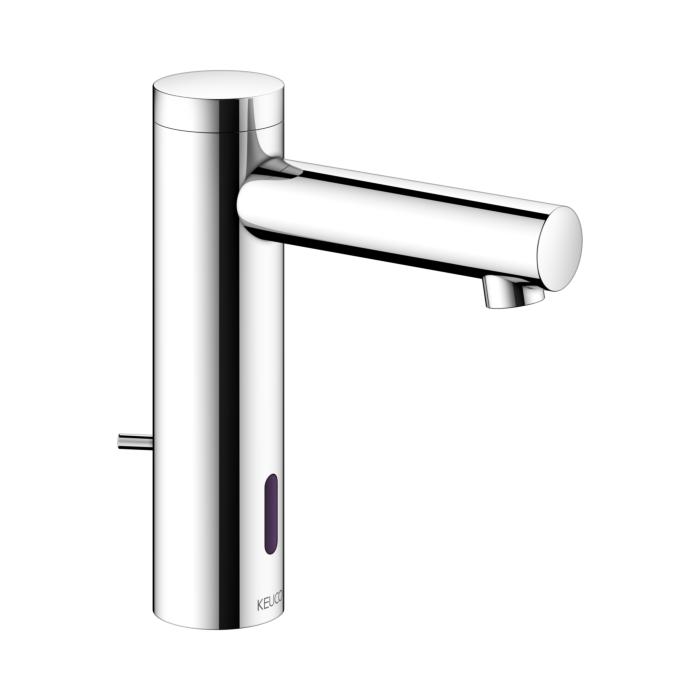 Keuco Ixmo Elektronik-Waschtischmischer 59512011100 verchromt, Netzbetrieb, Ausladung 124mm