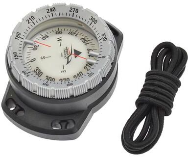 Multisell Products Hub Waterproof Outdoor Camping Compass Watch With Luminous Dial And Adjustable Band grey