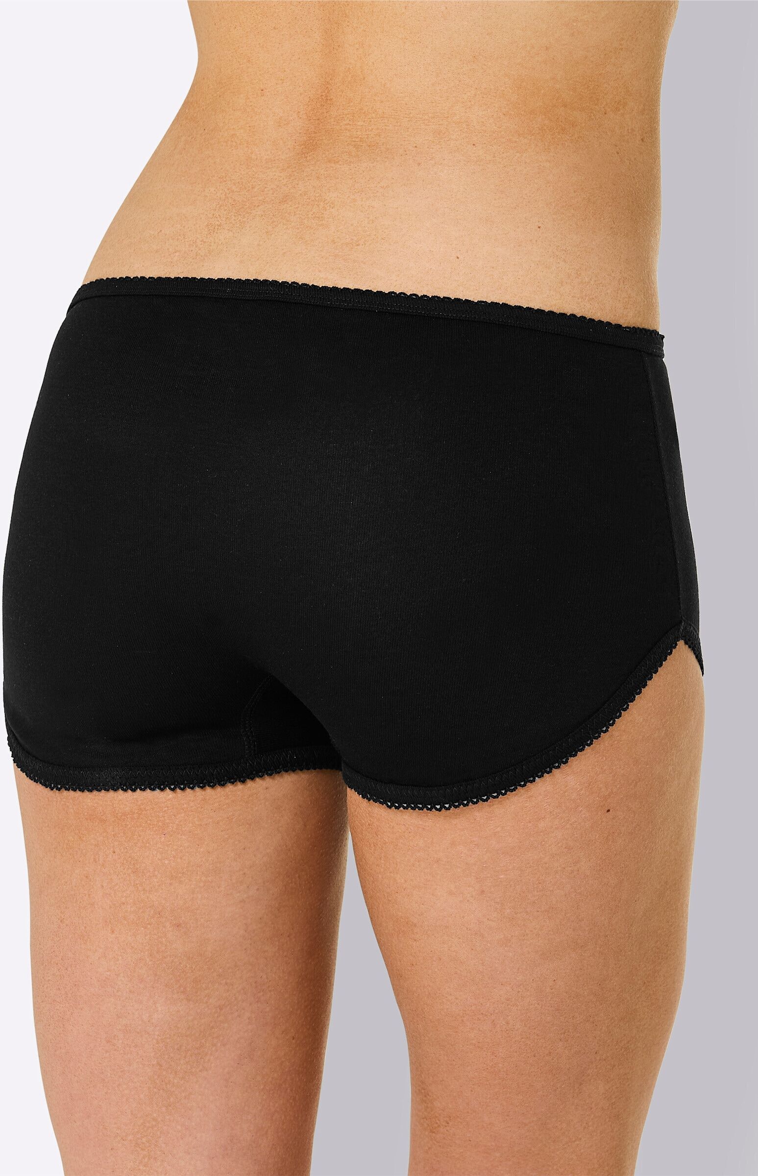 Hipster WITT "Hipster Hipster 3 Stück", Damen, Gr. 44/46, 3 Stk., schwarz, Unterhosen Hipster