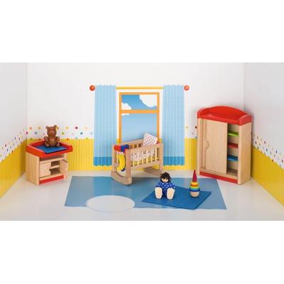goki Puppenmöbel Kinderzimmer für Puppenhaus