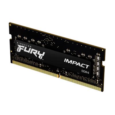 KINGSTON Arbeitsspeicher "16GB 3200MT/s DDR4 CL20 SODIMM FURY Impact", schwarz, 16, Arbeitsspeicher
