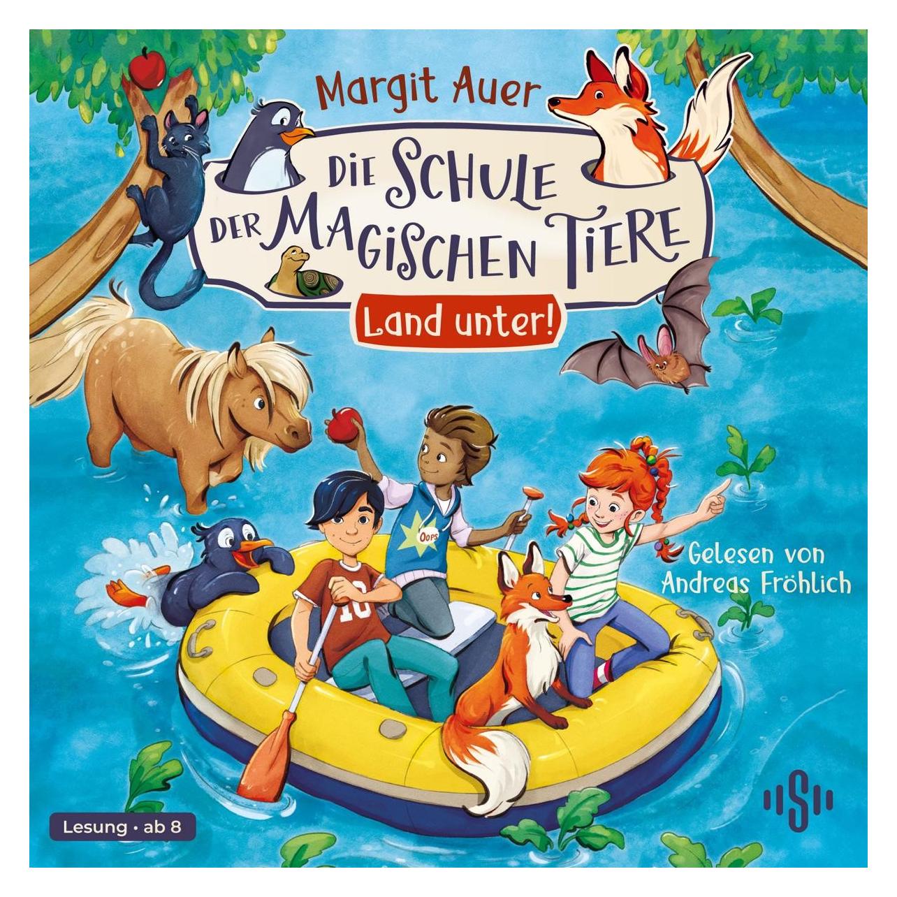Hörbuch Hamburg Die Schule der magischen Tiere 16: Land unter! (Margit Auer, Deutsch) (58515452)