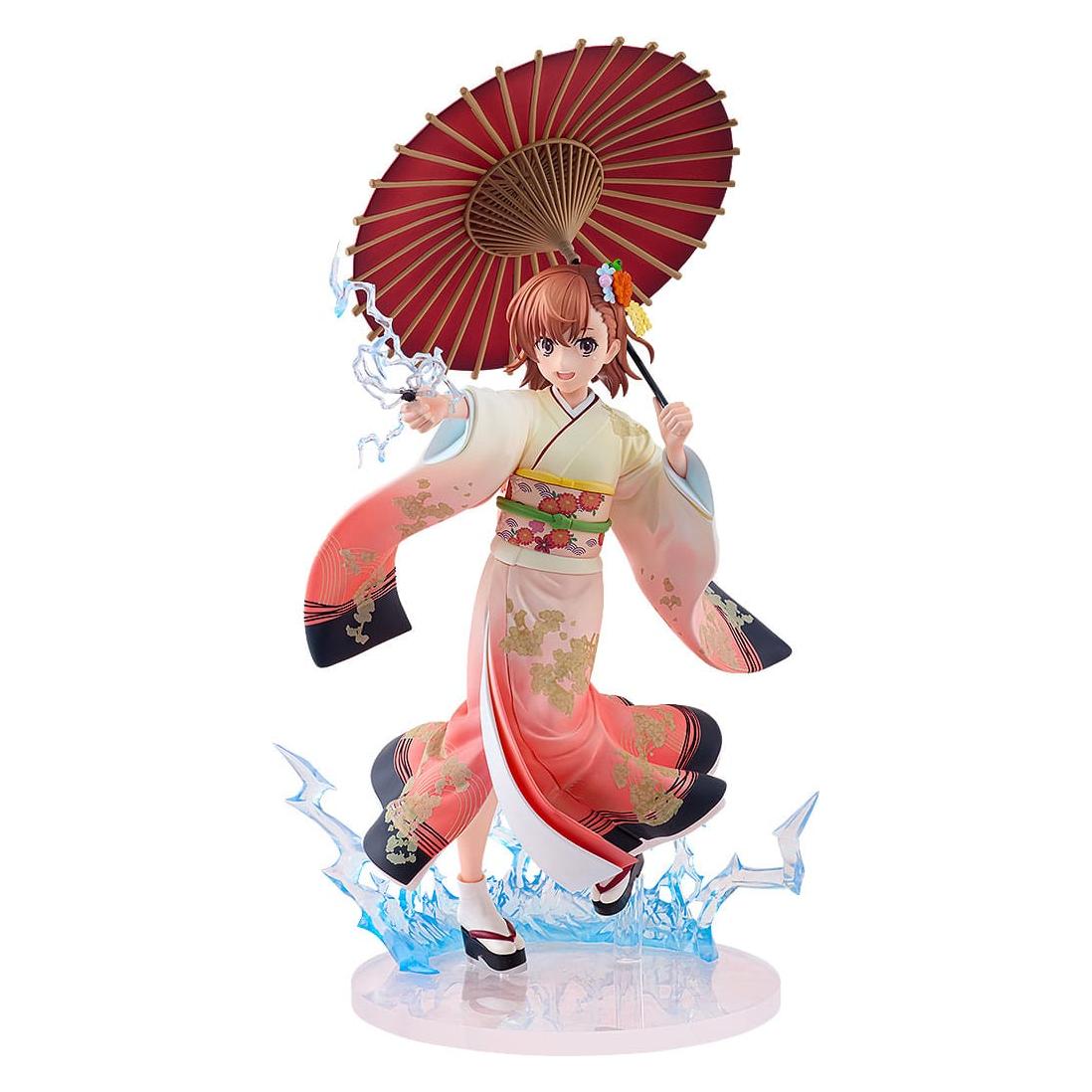 Kadokawa A Certain Scientific Railgun T Statue 1/7 Mikoto Misaka Furisode Kimono Ver. 28 cm (KDK63908)