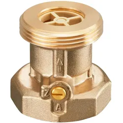 Oventrop, Zubehör Sanitärinstallation, OV Sperrventil SVE Messing DN 32, 1 1/4Zoll, G 2Zoll