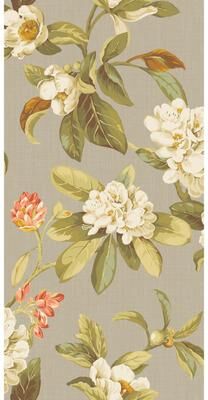 Roommates Waverly Taupe & Green Live Artfully Peel and Stick Wallpaper