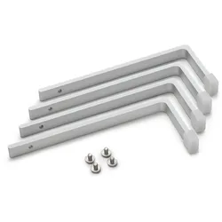 Halterung Standleuchte 44mm" für Lampengehäuse"     Silbermatt 44mm      