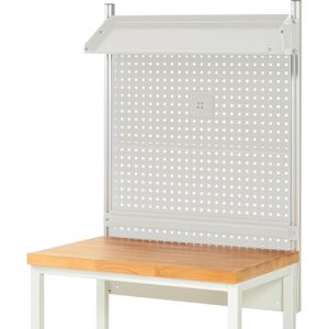 Rau System-Aufbau Komplettset 02, für Arbeitstisch/Werkbank mit Produktbreite 100cm