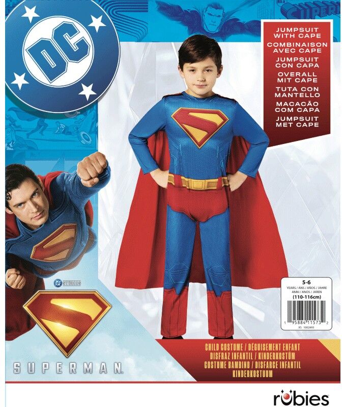 Déguisement 5-6 ans Superman Movie Classique - Rubies