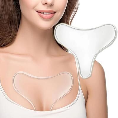 Inspired Living Silicone Chest Wrinkle Patch Reusable Anti Aging Breast Lifting Pad For Smooth Skin Silicone Chest Wrinkle Patch Reusable Anti Aging Breast Lifting Pad For Smooth Skin
