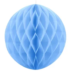 50x Wabenball, Hellblau, 40 cm