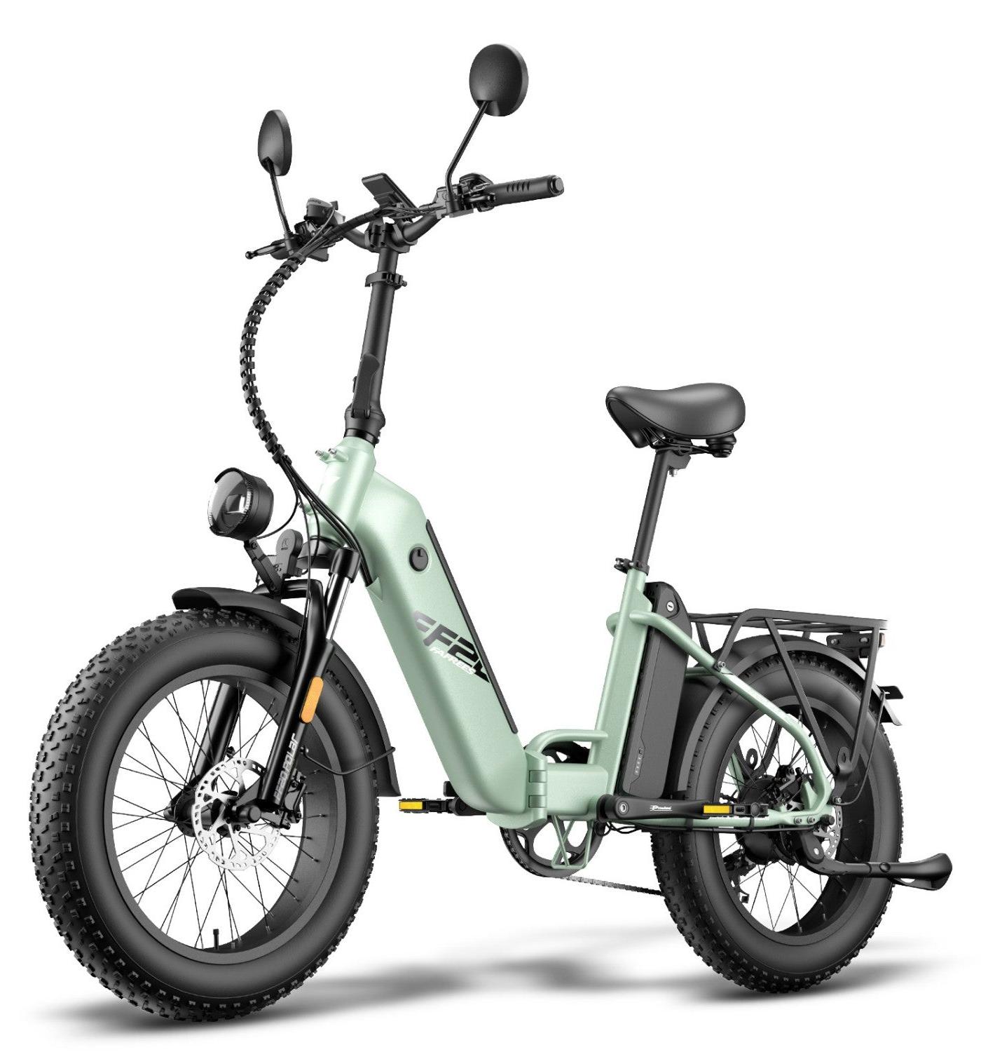 E-Bike FAFREES FF20 Polar - Batterie 48V12*2AH 20" Hydraulische Scheibenbremse - Grün