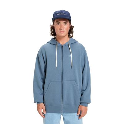 Hoodie QUIKSILVER "Salt Water", Herren, Gr. S, blau (china blau), Obermaterial: 55% Baumwolle, 25% Baumwolle, 20% Polyester., Sweatshirts Hoodie