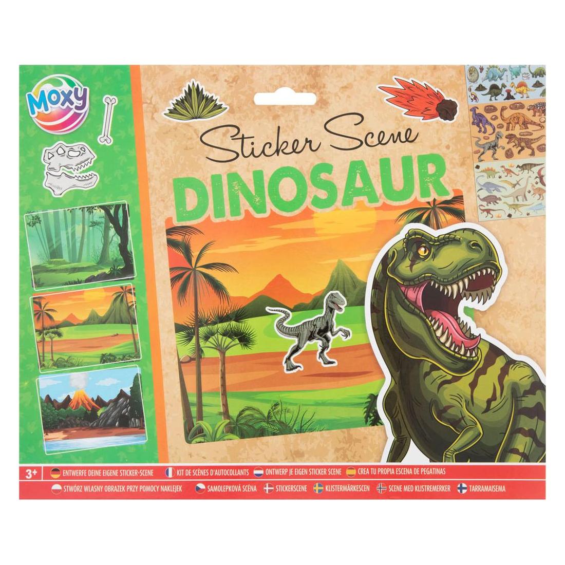 Grafix Entwerfen Sie Ihre eigene Aufkleberszene - Dinosaurier (8715427097374)