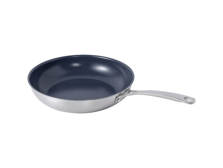 Bratpfanne Pentola Titan chrom/schwarz Titan/Stahl D 28 cm