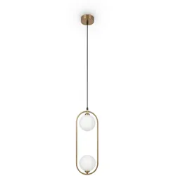 Pendelleuchte Ring Messingfarben max. 25 Watt