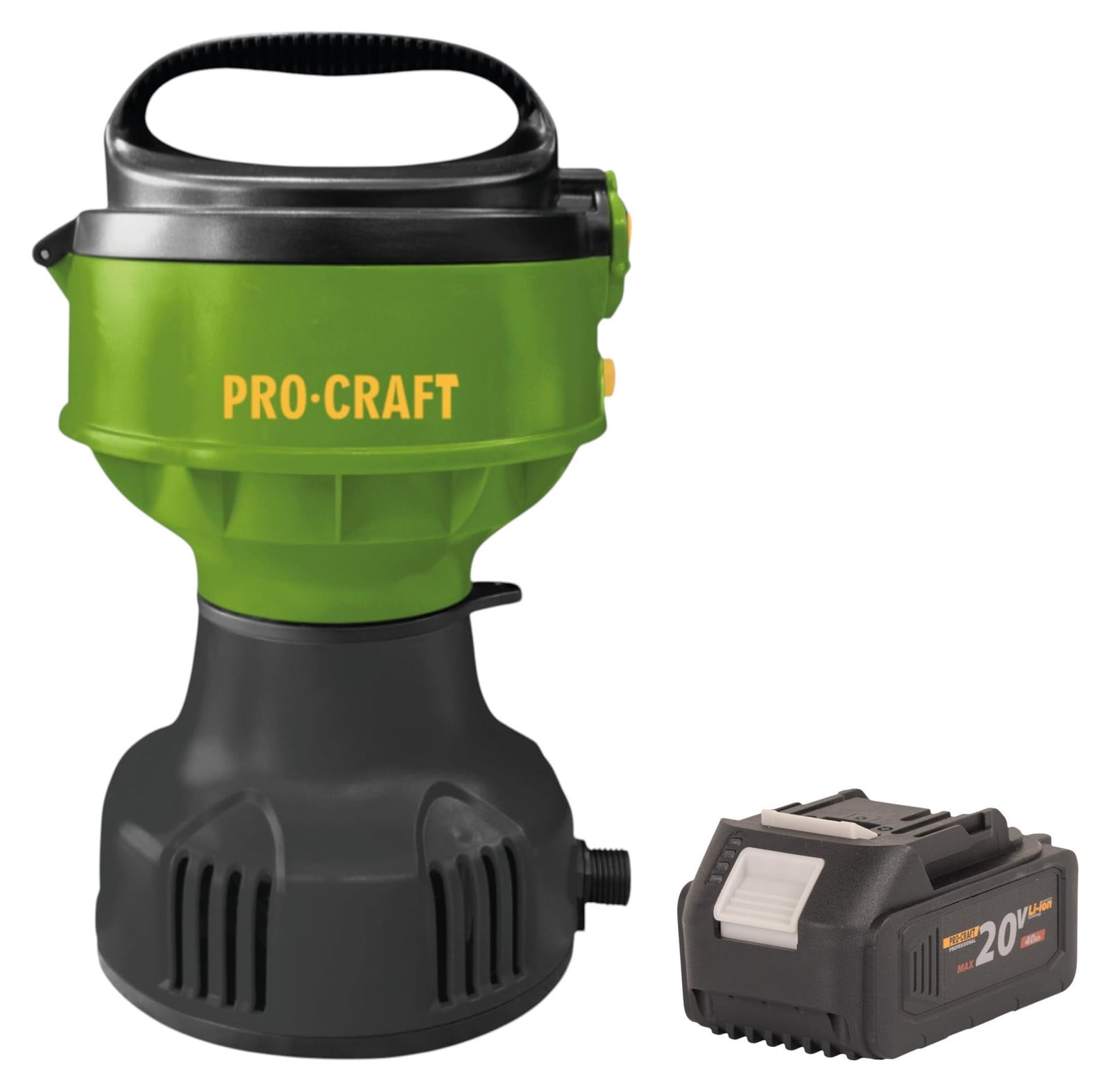 Procraft CPN22bb accu-zwembadpomp 20 V met 4,0 Ah accu