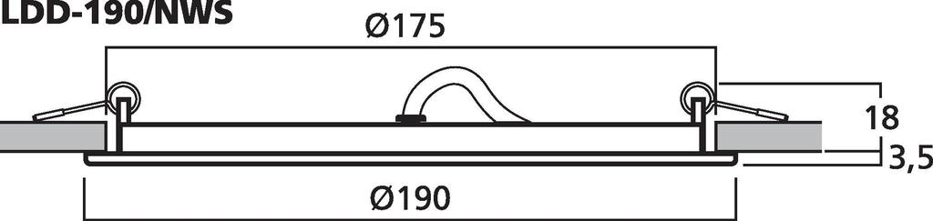 MONACOR LDD-190NWS