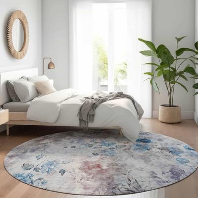 Addison Rugs Machine Washable Indoor/ Outdoor Chantille Vanishing Floral Rug