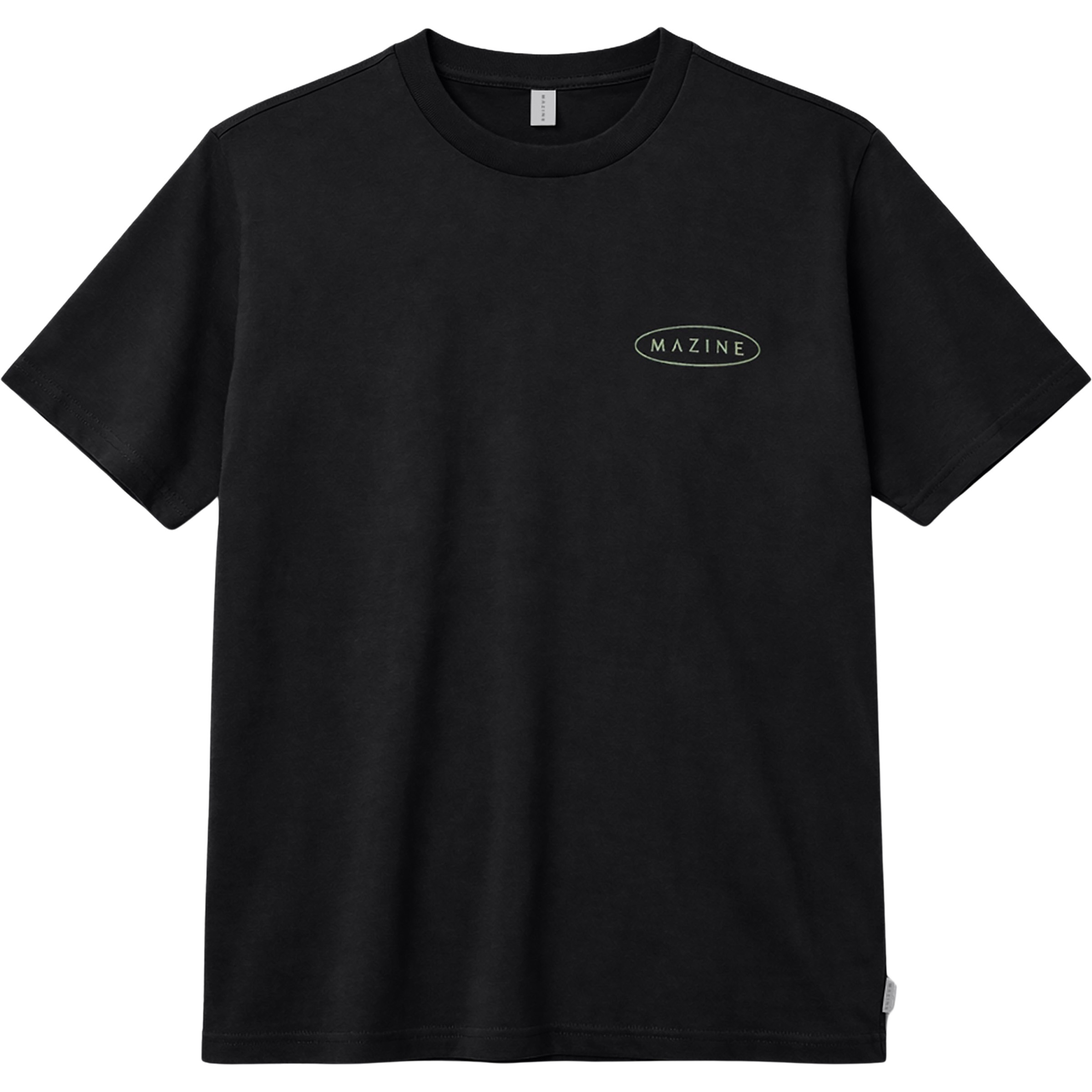 Mazine Back Print Theme Herren T-Shirts schwarz Größe S Lifestyle Hautfreundlich