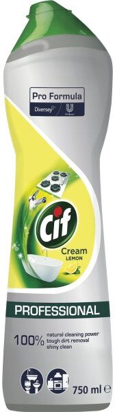 Cif Pro Skurecreme Cream Lemon, 750 Ml