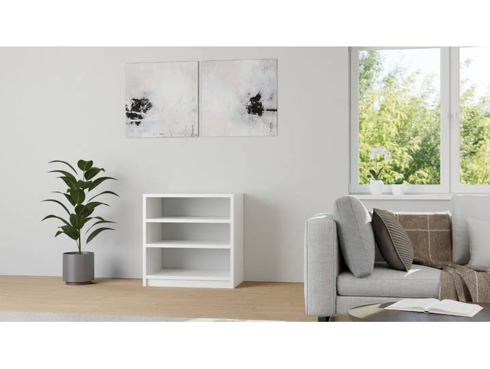 Hifi Rack weiß MDF Beschichtet MDF Weiß matt