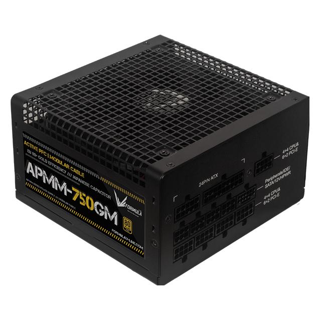 Formula Tápegység 750W - APMM-750GM (80 Plus Gold, ATX3.1/PCIe 5.1, Aktív PFC, 14cm, Full Moduláris) (750 W) (TAPFORAPMM750GM)