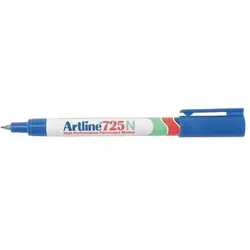 Shachihata, Marker, Artline 725N Permanentmarker Extra Fein Rundspitze 0,4 mm Blau Refillable (12x)