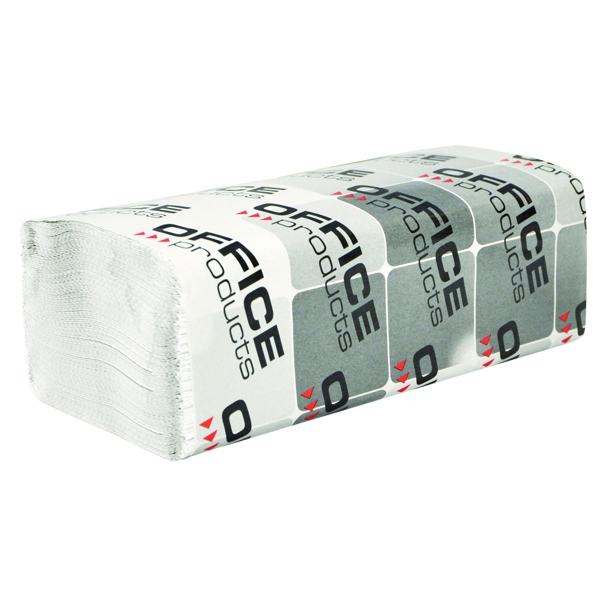 Office Products ZZ folded towels, recycled, economical, 1-ply, 4000 sheets, 20pcs, white (20x) (22047221-14)
