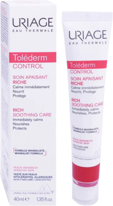 Uriage Toléderm Control Cuidado Apaziguante Rico 40ml