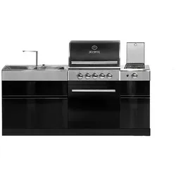 All'Grill Chef M Black Outdoor-Set-Kombi S5
