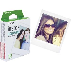 Fujifilm Sofortbildfilm Instax Square, 8,6 x 7,2cm, weiß, 10 Blatt