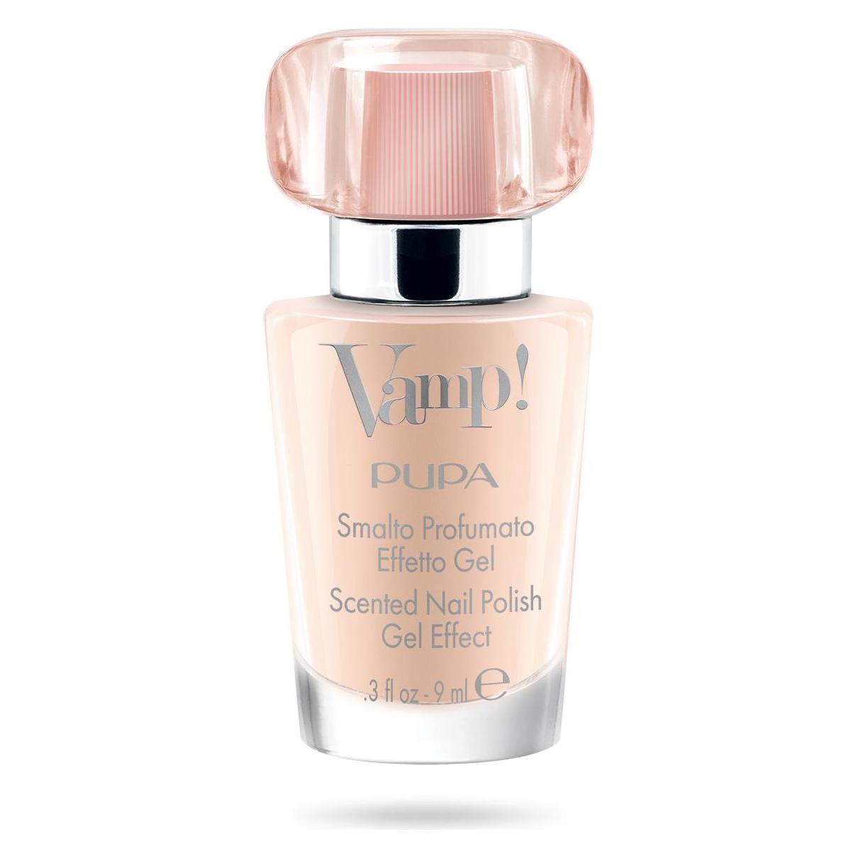 Pupa Milano Vamp! Scented Nail Polish feminine pink 102 (102, Feminine Pink, Gel-Effekt Nagellack) (230134A102)