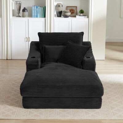 Unbranded "47.24"" Upholstered Compression Sofa with Unique Seat Cushion Design"
