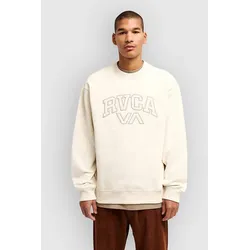 RVCA Emblem Crew Sweater silver bleach Gr. M