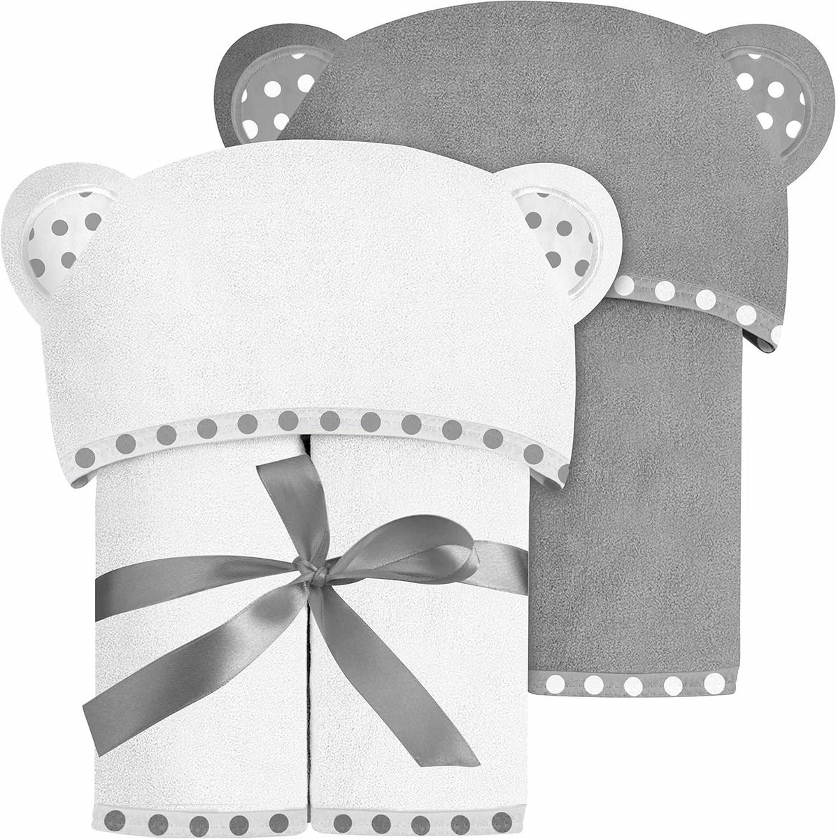 Extra zachte babyhanddoeken met capuchon van badstof - 76,2 x 76,2 cm