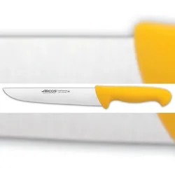 Arcos Serie 2900 - Metzgermesser Steakmesser - Klinge Nitrum Edelstahl 210 mm - HandGriff Polypropylen Farbe Gelb