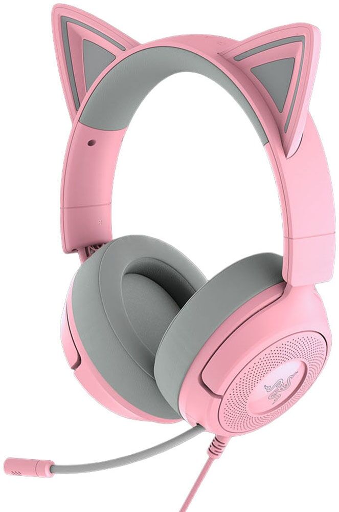 Razer Gaming-Headset "Kraken Kitty V3 X", rosa (quartz), Kopfhörer, Gaming-Headset