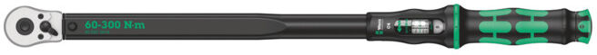Clé dynamométrique Click-Torque Wera 1/2 po. 60 - 300 Nm (05075623001)