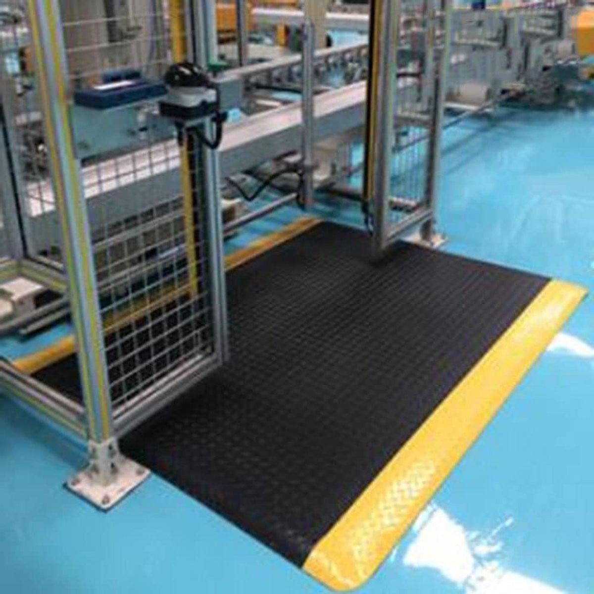 Antivermoeidheidsmat voor professionals - Industriële mat - Antistatisch en vuilafstotend - Zwart - B: 120 cm, D: 60 cm