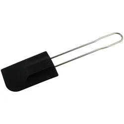 METRO Professional Silikon-Teigschaber, Edelstahl / Silikon, 31,5 x 11,5 x 7 cm, schwarz / silber