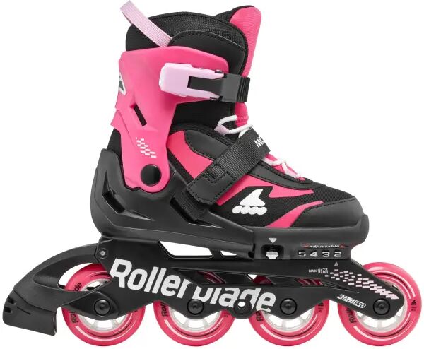 Inliner Mädchen Rollerblade Microblade Schwarz/Pink (Pink - 36.5-40.5)