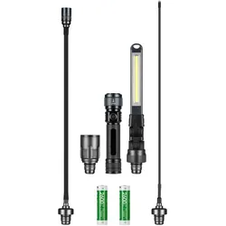 Magni, Arbeitsleuchte, Arbeitslampen Satz mit 2 Akkus Multi Light LED mit verschiedene Adapter 2 x Akku im Satz