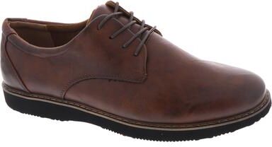 Deer Stags Walkmaster Classic Oxford Shoes - Mens 10 Brown Oxford Medium