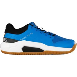 Salming, Unisex, Hallenschuhe, Recoil Ultra Schuh (44), Blau, Schwarz