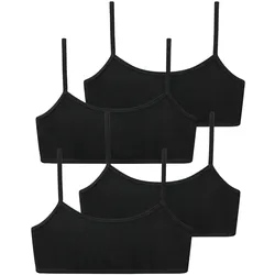 Schiesser Mädchen Bustier 95/5 Cotton 4er Pack
